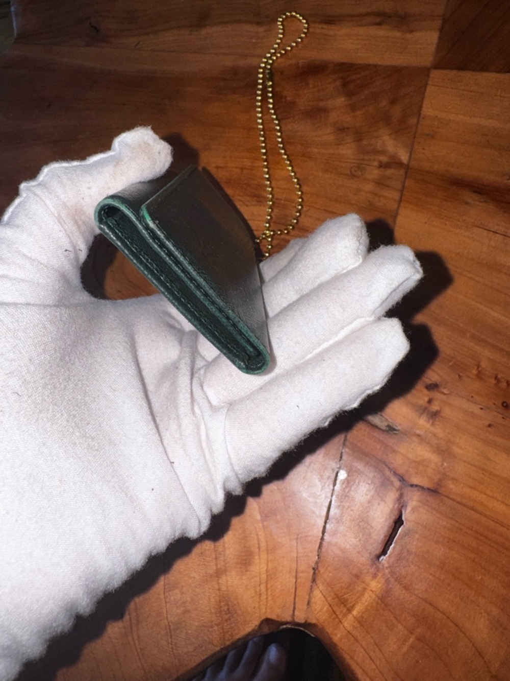 Louis Vuitton wallet credit card key holder reinvented necklace/wristlet vintage - Picture 6 of 14